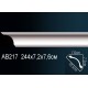 Карниз потолочный гладкий AB217 в Казани