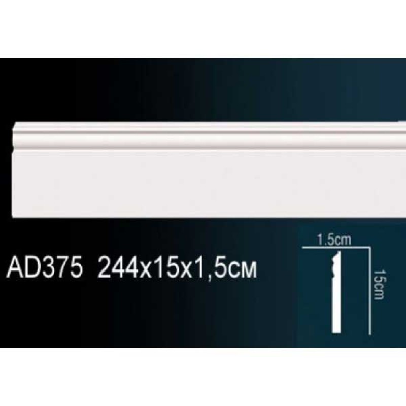 Молдинг гладкий AD375 в Казани