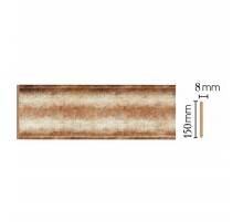 Цветная лепнина панель В15-127 в Казани