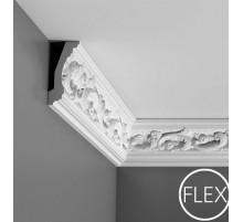 Гибкий потолочный плинтус C201F в Казани