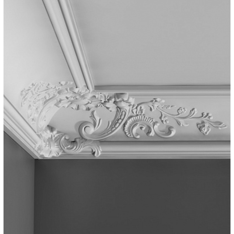 Гибкий потолочный плинтус C338B в Казани