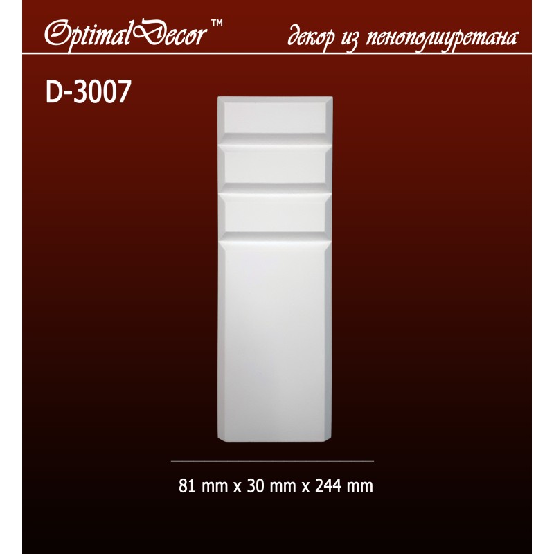 Дверной декор D3007(83*30*244) OptimalDecor в Казани
