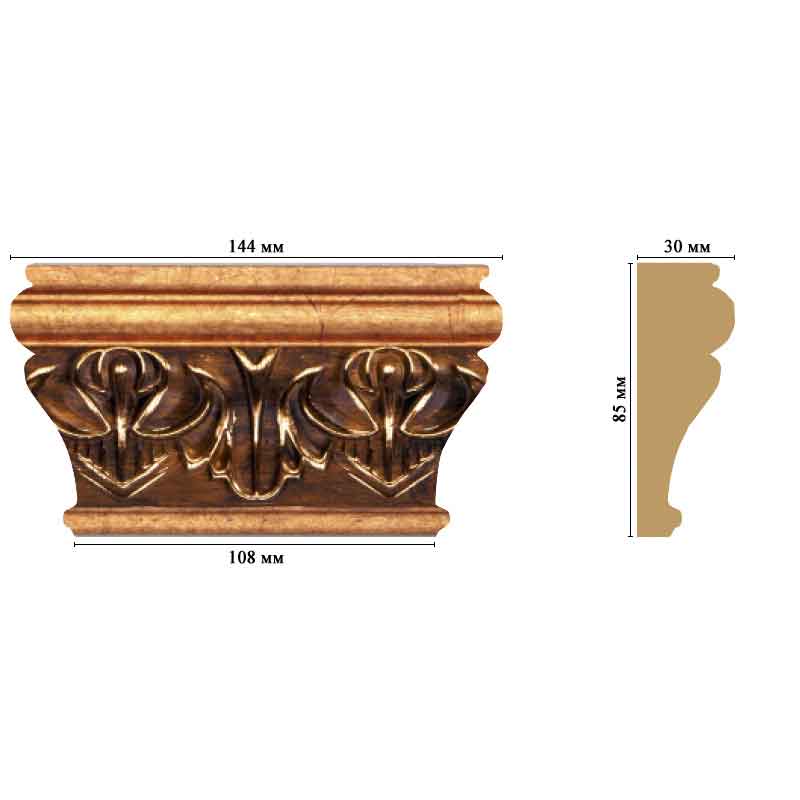 D202-1223 Капитель(144*85*30 мм) в Казани