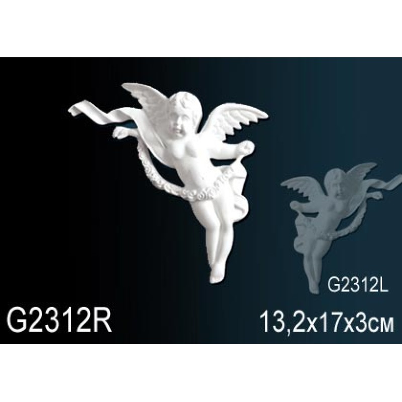 Декоративный элемент G2312R Ангелочки в Казани
