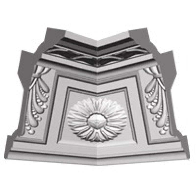 Потолочный плинтус glanzepol GP83 в Казани