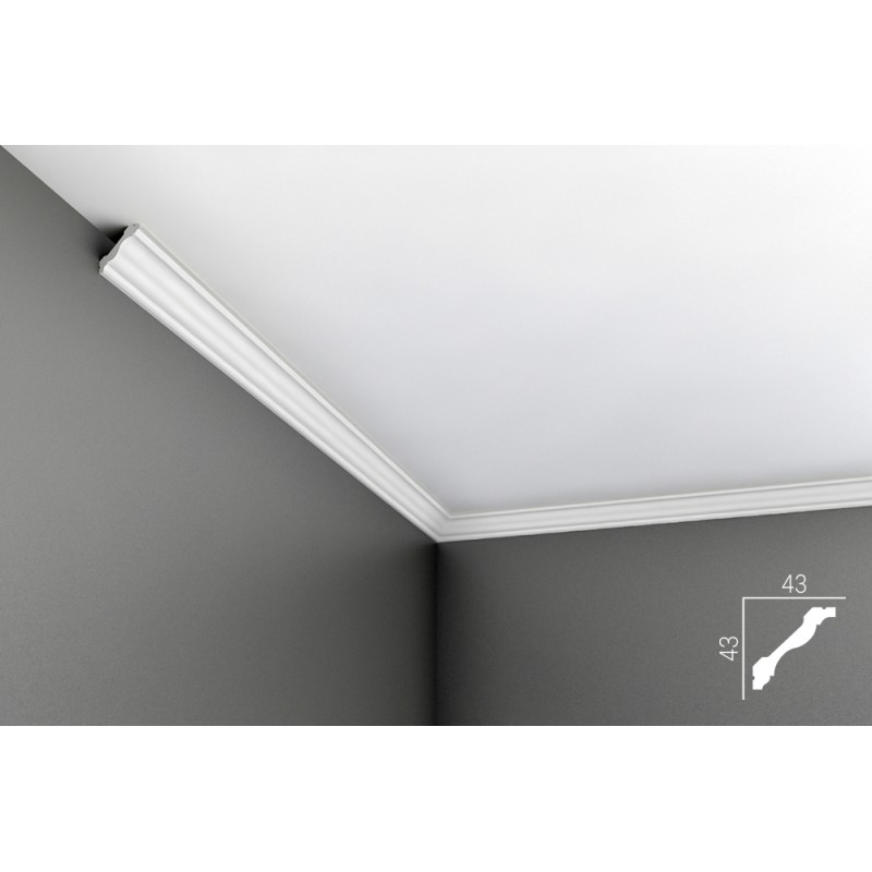 Карниз К017, 43х43, экополимер в Казани