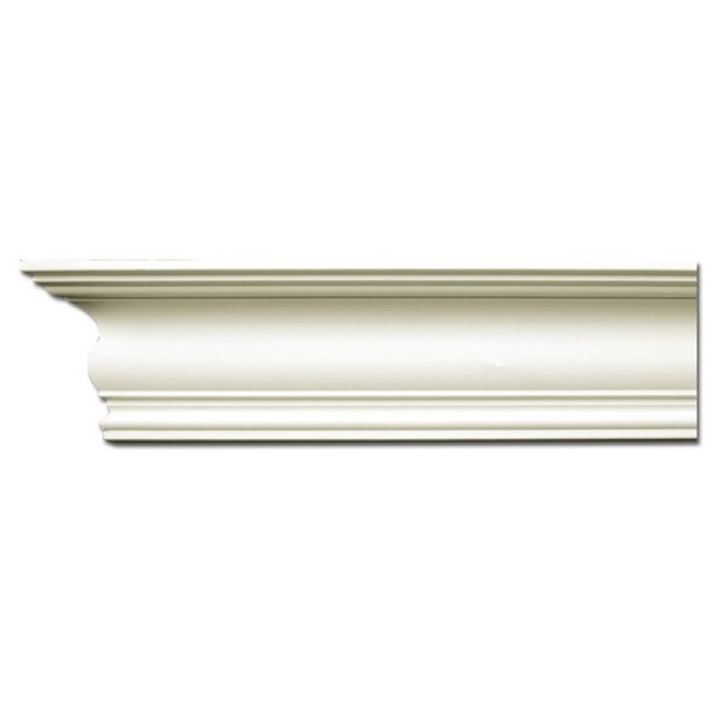 Плинтус потолочный с гладким профилем K206 в Казани
