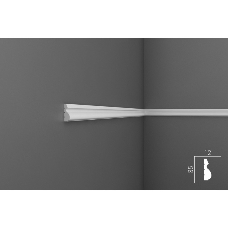 Молдинг М014, 35х12, экополимер в Казани