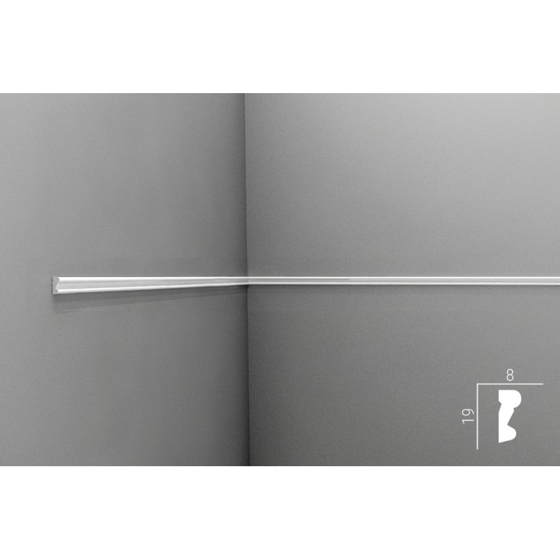 Молдинг М003, 19х8, экополимер в Казани