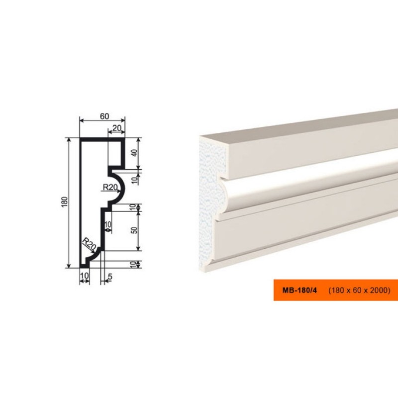 Молдинг МВ-180/4 в Казани