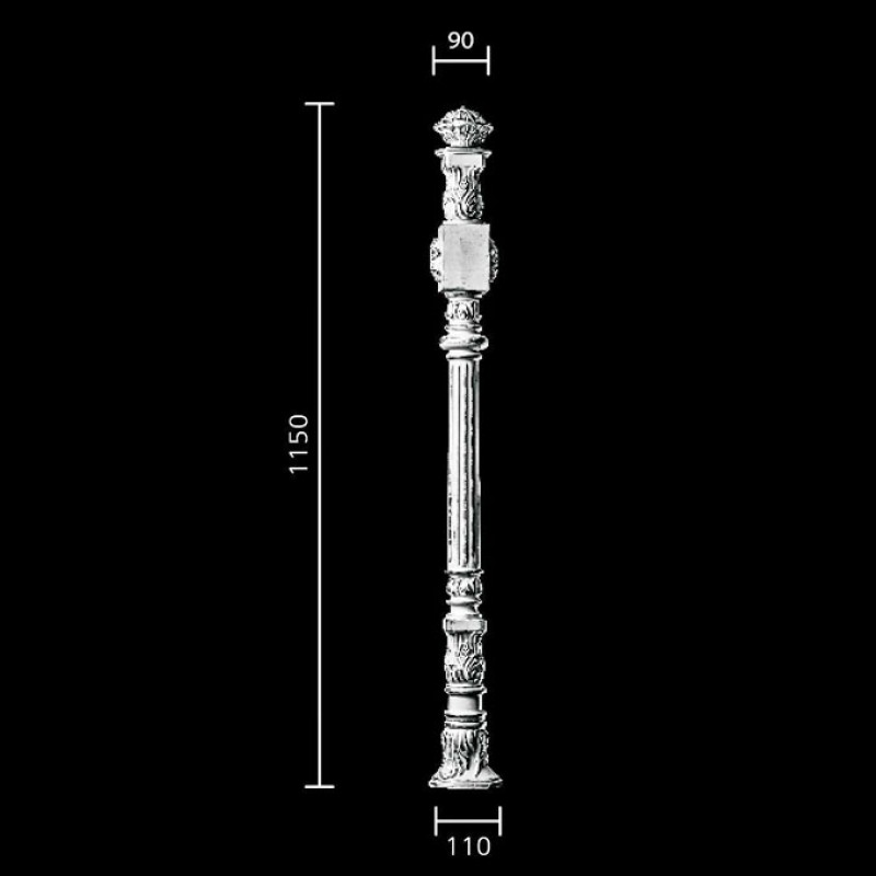 Балясина для лестниц SS-015 в Казани