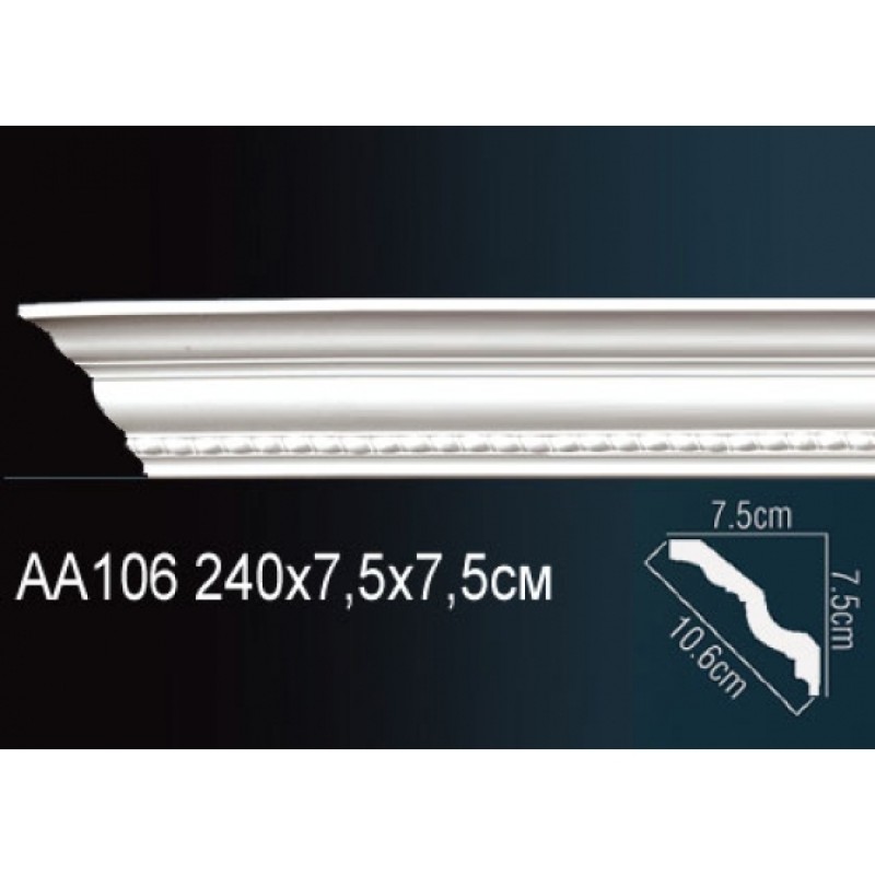 потолочный плинтус с орнаментом AA106 в Казани