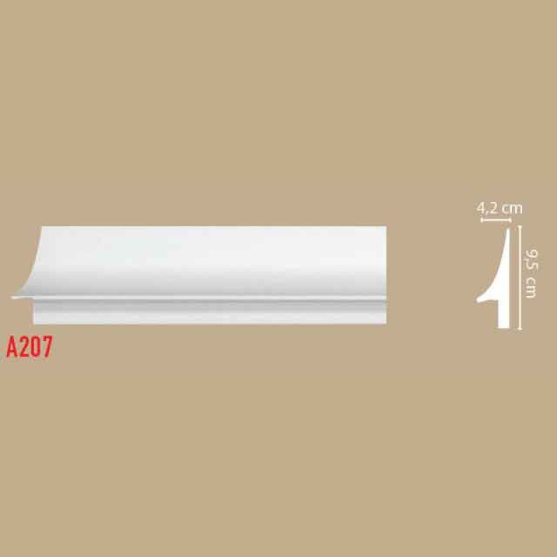 A207/12 Плинтус напольный (95*42*2000мм) в Казани