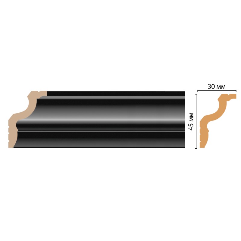 D148-195 ШК/40 плинтус DECOMASTER(45*30*2400 мм) в Казани