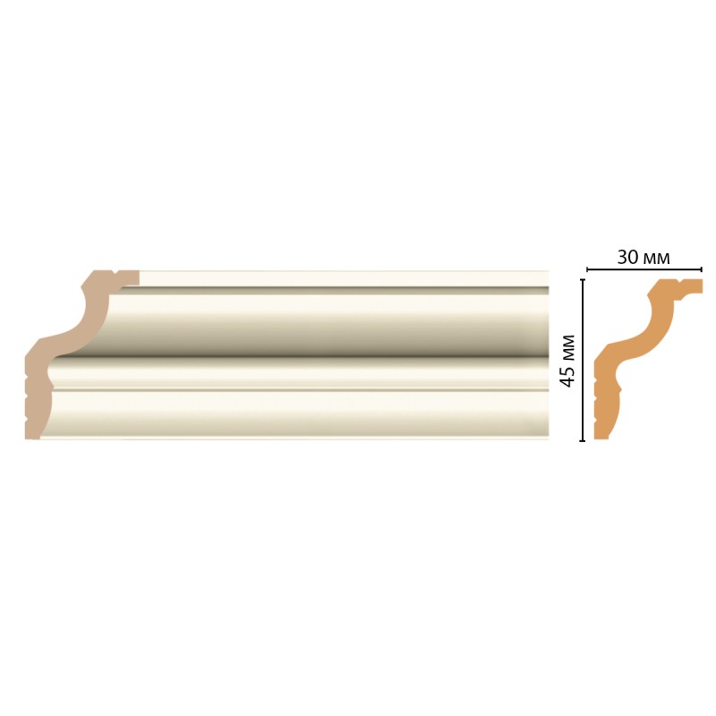 D148-61 ШК/40 плинтус DECOMASTER(45*30*2400 мм) в Казани