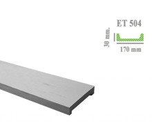 Доска под дерево ET 504 (3м) белая Classic  в Казани