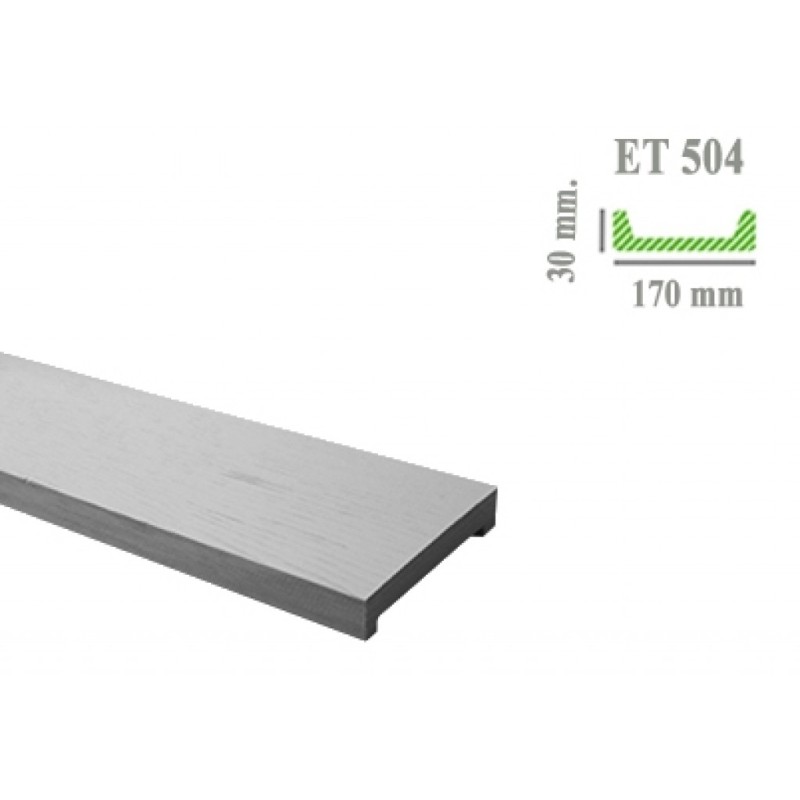 Доска под дерево ET 504 (3м) белая Classic  в Казани