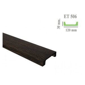 Доска под дерево ET 506 (3м) темная Classic 