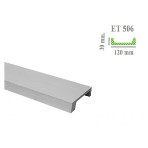 Доска под дерево ET 506 (3м) белая Classic 