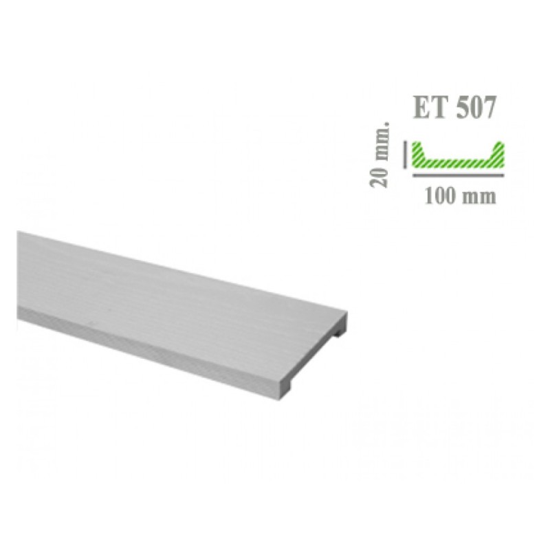 Доска под дерево ET 507 (2м) белая Classic  в Казани