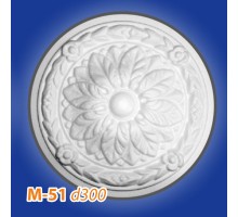 Розетка потолочная из полистирола M51