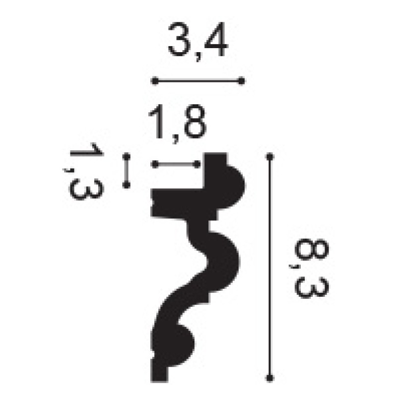 Карниз C324 Orac Decor в Казани