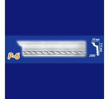 Плинтус потолочный инжекционный KenoРol Р6