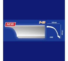Плинтус потолочный инжекционный KenoРol Р65