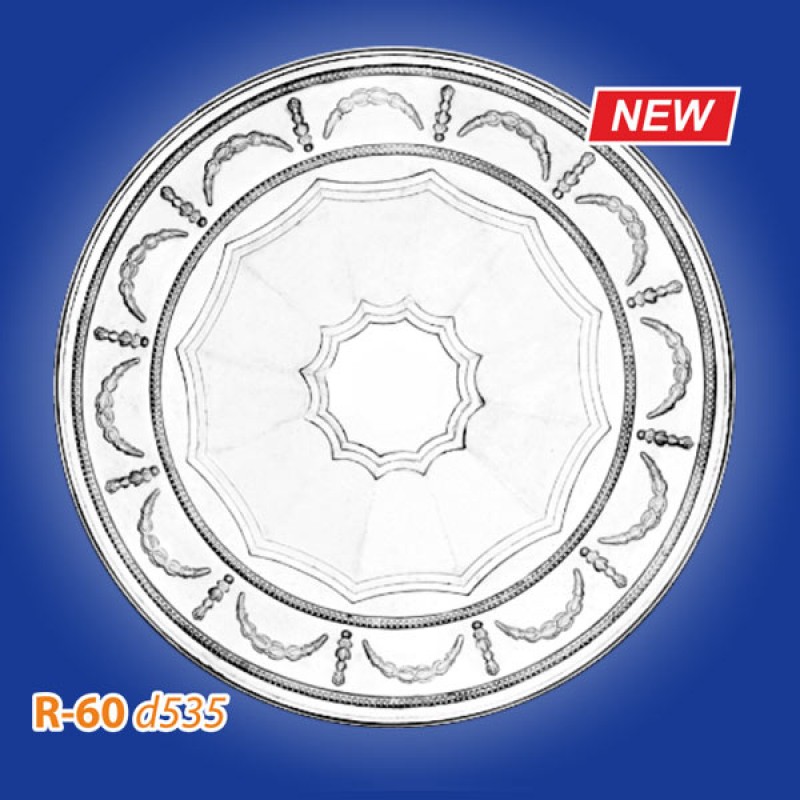 Розетка потолочная из полистирола R60 в Казани