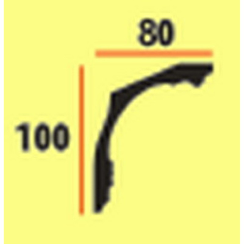 Потолочный плинтус glanzepol GP14 в Казани