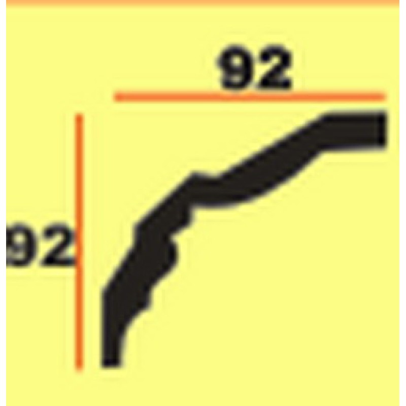 Потолочный плинтус glanzepol GP19 в Казани