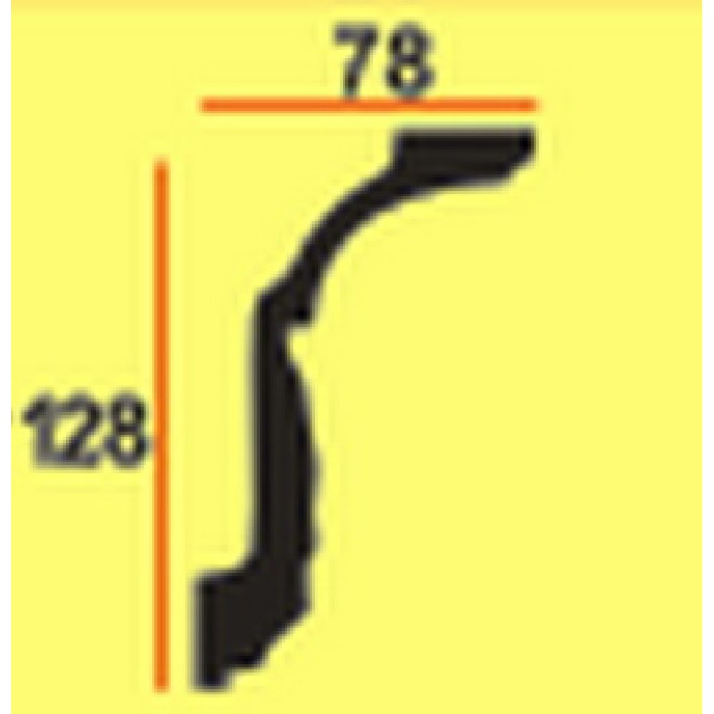 Потолочный плинтус glanzepol GP23 в Казани