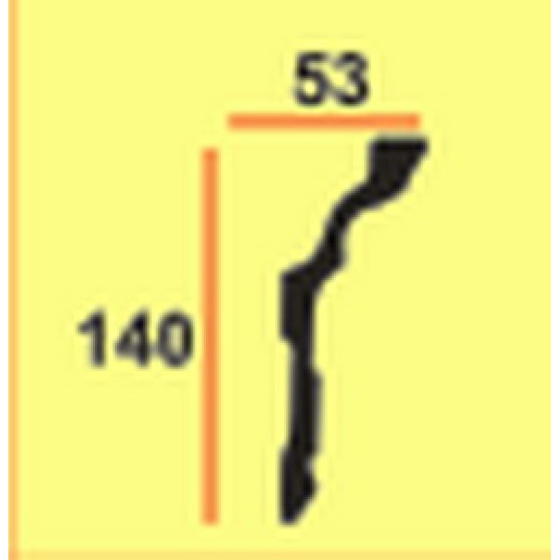 Потолочный плинтус glanzepol GP24 в Казани