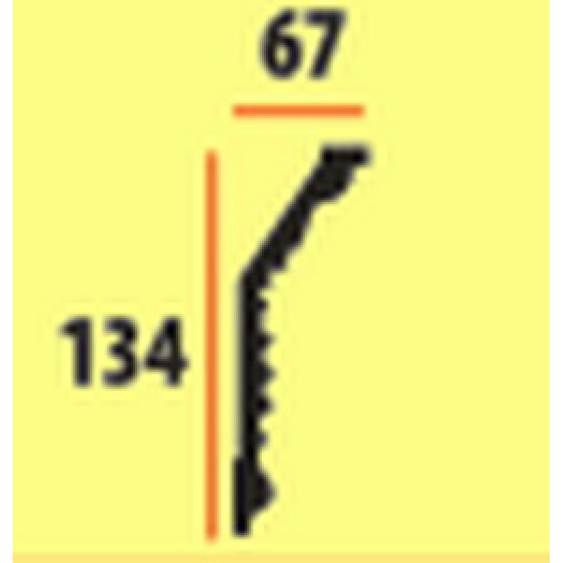 Потолочный плинтус glanzepol GP4 в Казани