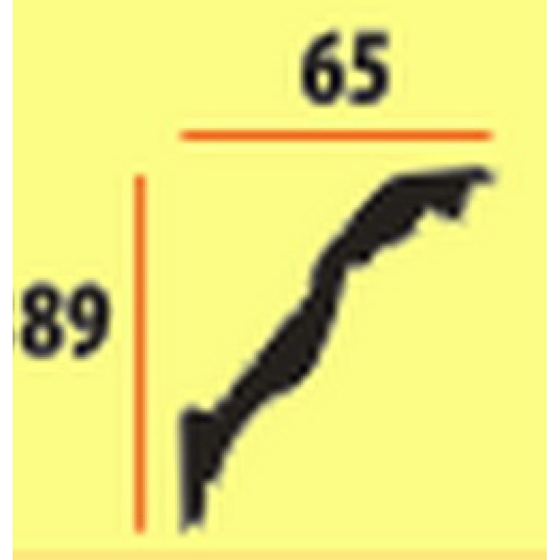 Потолочный плинтус glanzepol GP9 в Казани