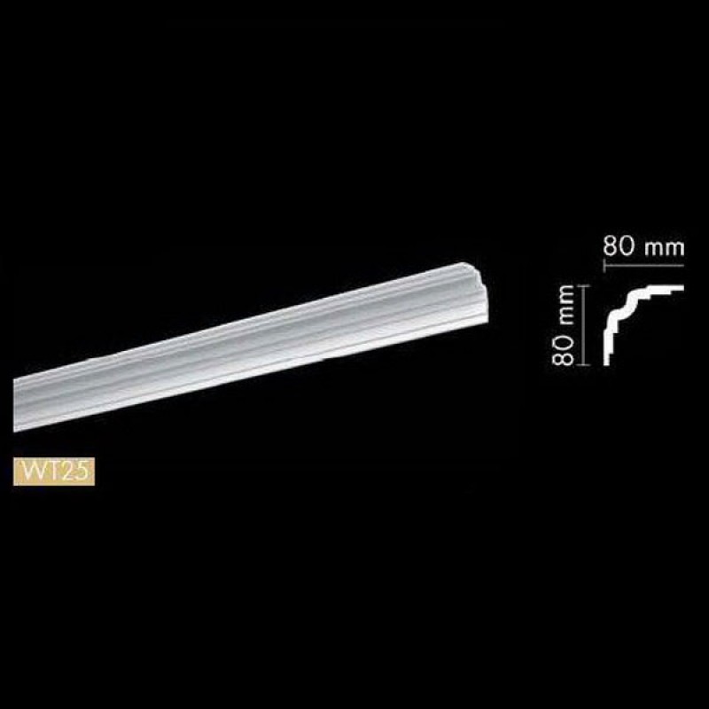 Гладкий потолочный профиль WT25 в Казани