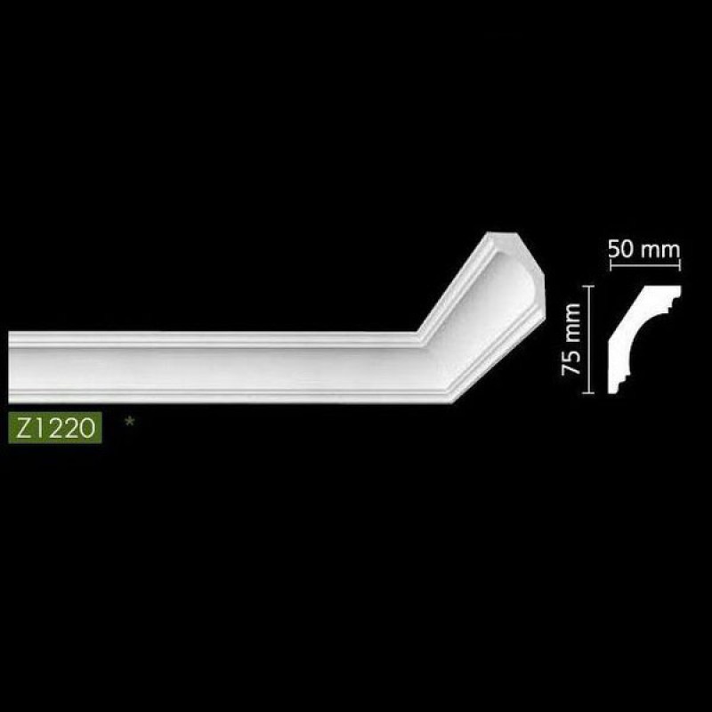 Гладкий потолочный профиль Z1220 в Казани