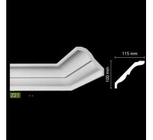 Гладкий потолочный профиль Z21 в Казани