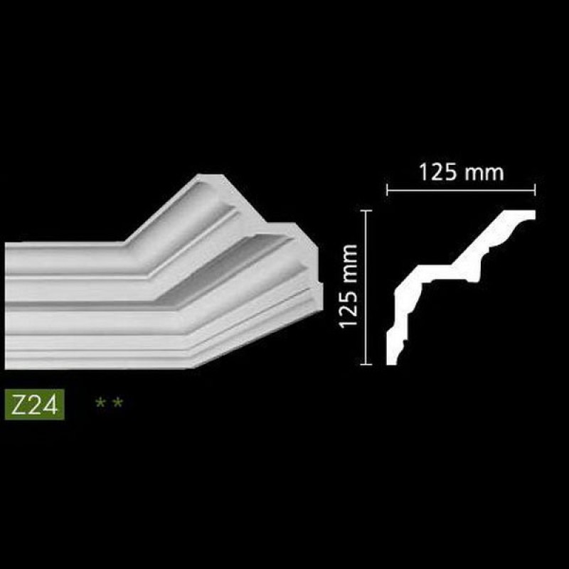 Гладкий потолочный профиль Z24 в Казани