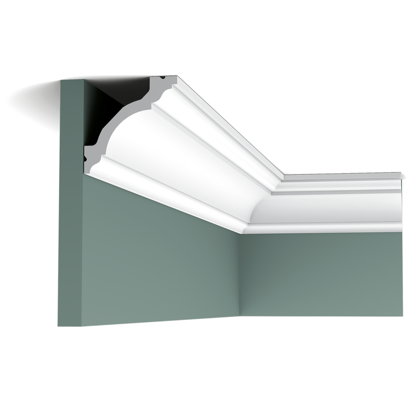 Плинтус потолочный без орнамента C213 в Казани