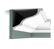 Плинтус потолочный без орнамента C337