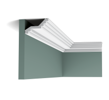 Плинтус потолочный без орнамента C400 в Казани