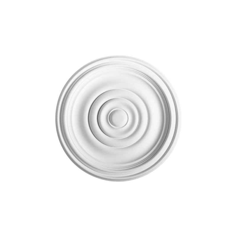 Гладкая потолочная розеткаR08 в Казани