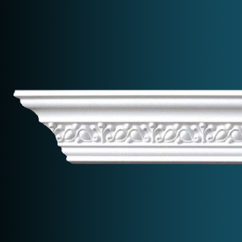 потолочный плинтус с орнаментом Гибкий AA010F в Казани
