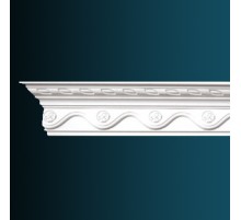 потолочный плинтус с орнаментом Гибкий AA048F в Казани