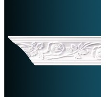 потолочный плинтус с орнаментом Гибкий AA093F в Казани