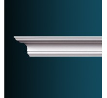 Плинтус потолочный без орнамента Гибкий AB106F в Казани