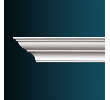 Плинтус потолочный без орнамента Гибкий AB117F в Казани