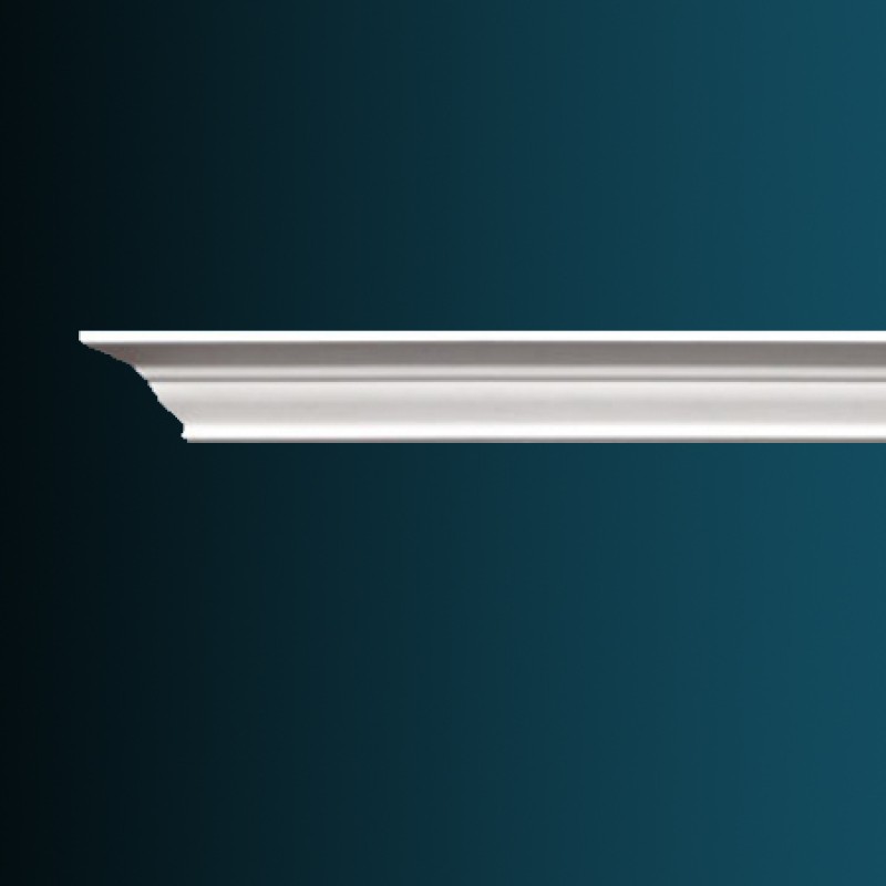 Плинтус потолочный без орнамента Гибкий AB174F в Казани