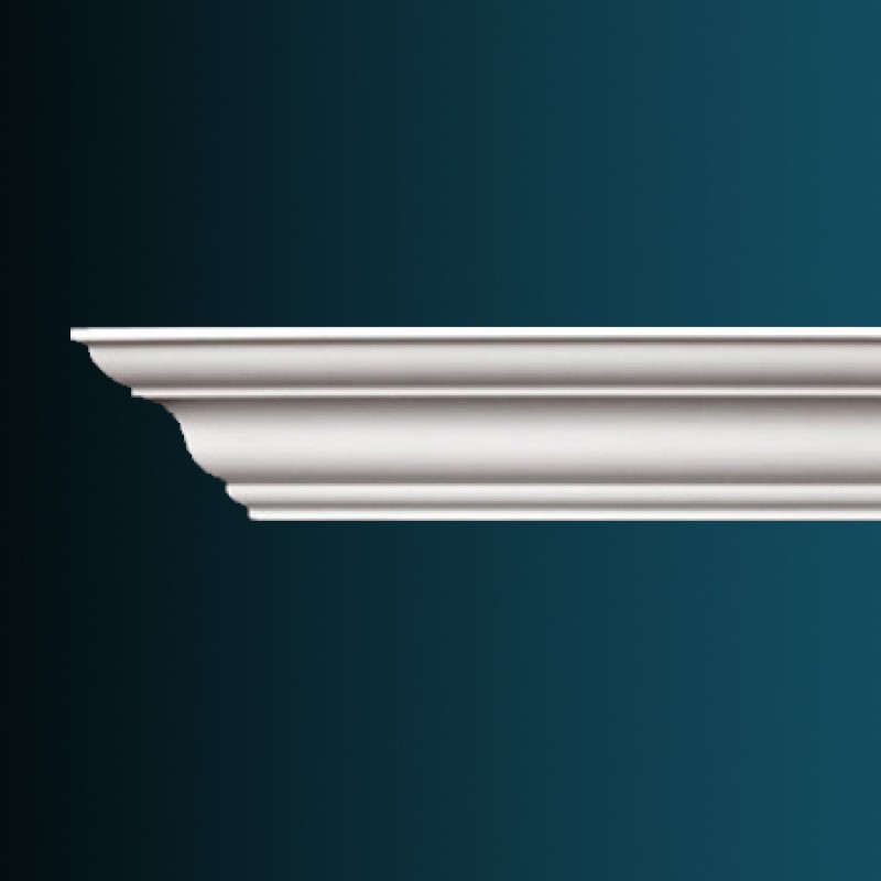 Плинтус потолочный без орнамента Гибкий AB189F в Казани